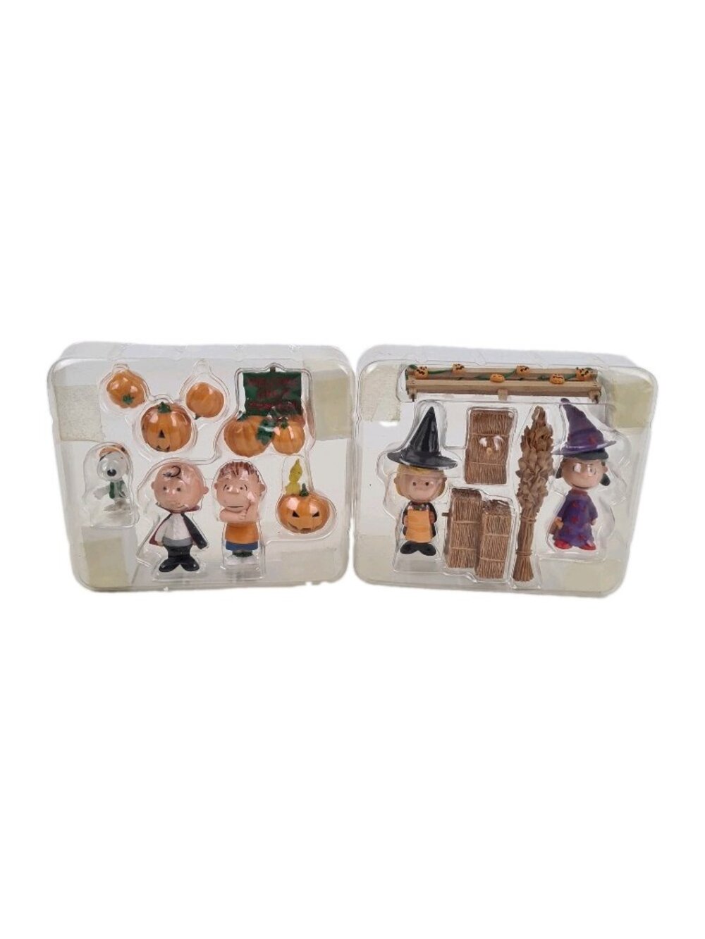 Danbury Mint Peanuts Happy Holidays Halloween Figures Snoopy Charlie Pumpkin 120